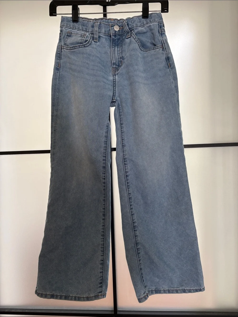 Old Navy Light Blue Wide-Leg Kids Jeans